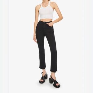 MOTHER denim The Hustler ankle fray in Not Guilty wash - Size 32